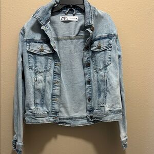 Zara Classic Light Blue Jean Jacket